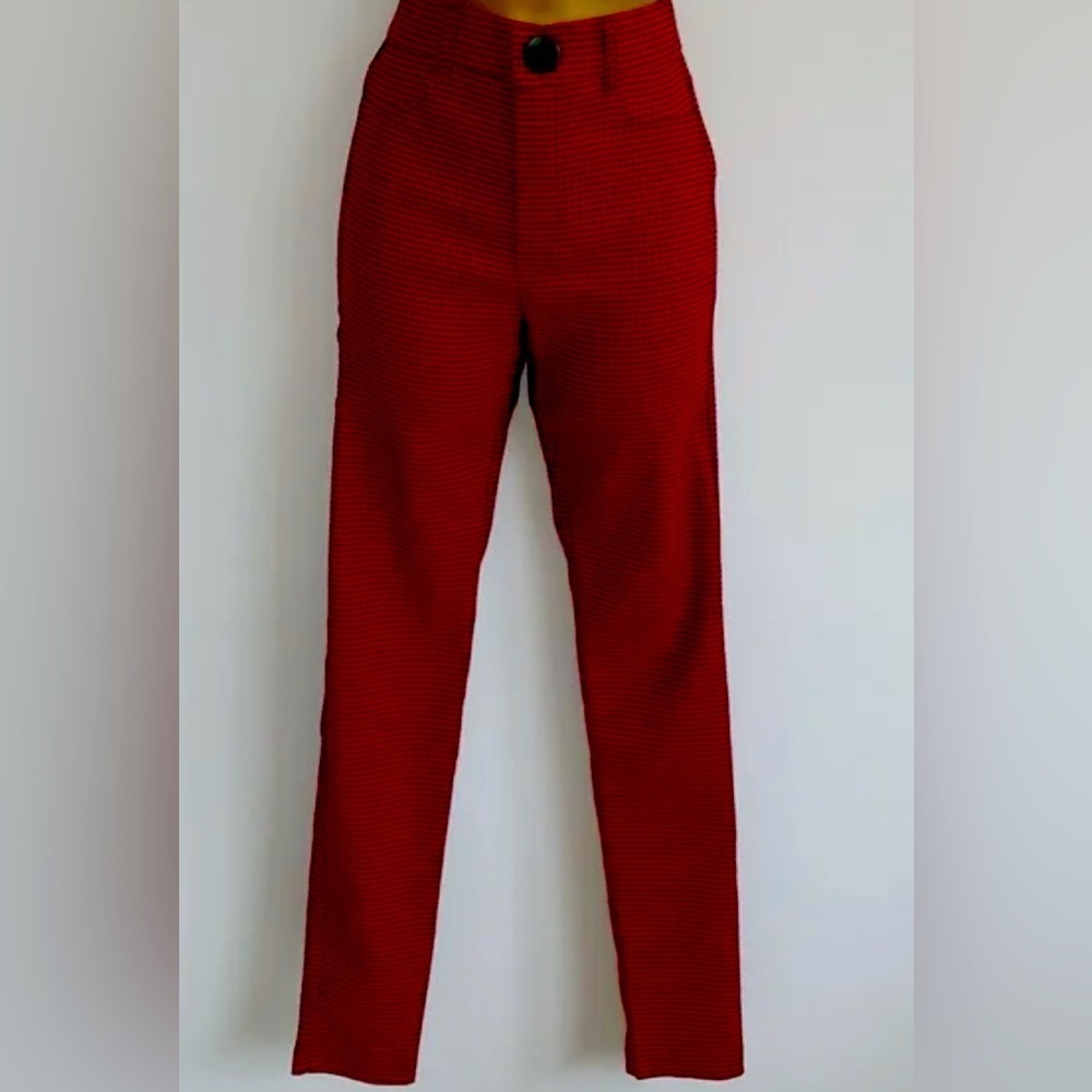 ZARA Plaid Skinny Pants size M